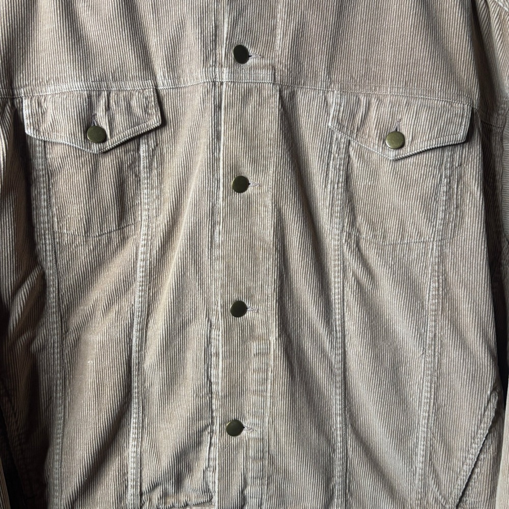Vintage Marlboro Corduroy Sherpa Removable Lining Jacket Men's Size L Western - Picture 5 of 9